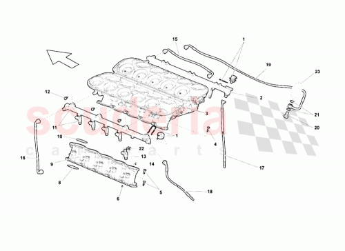 Part Diagram for Lamborghini 07L129429