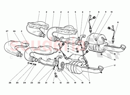 Part Diagram for Lamborghini 0044003569