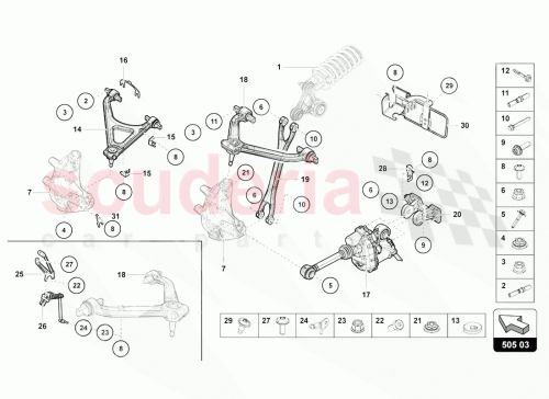 Part Diagram for Lamborghini 470501398C