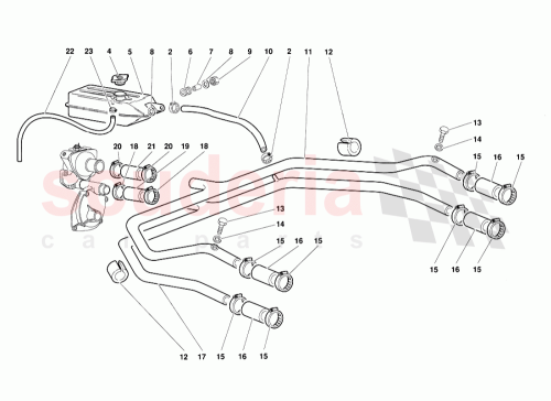 Part Diagram for Lamborghini 001704296