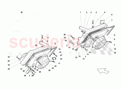 Part Diagram for Lamborghini 07L959465D