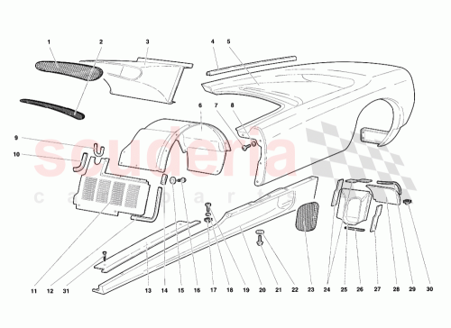Part Diagram for Lamborghini 009411526