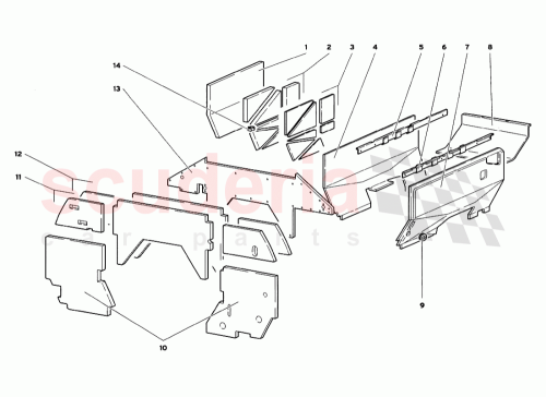 Part Diagram for Lamborghini 0068004740