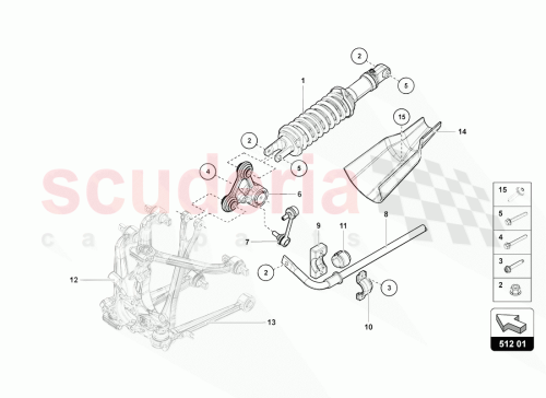 Part Diagram for Lamborghini 470512019AP