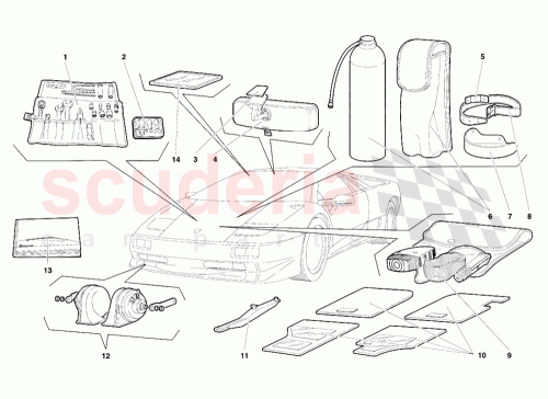 Part Diagram for Lamborghini 004832010