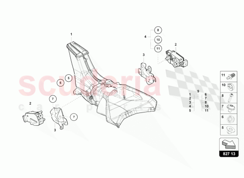 Part Diagram for Lamborghini 470827272