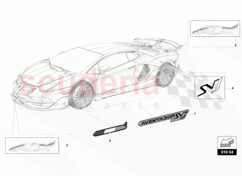 Part Diagram for Lamborghini 470010545