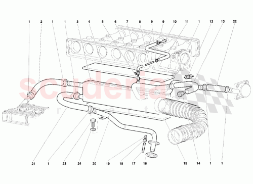 Part Diagram for Lamborghini 001533390