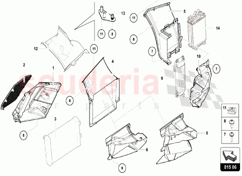 Part Diagram for Lamborghini 470122124H