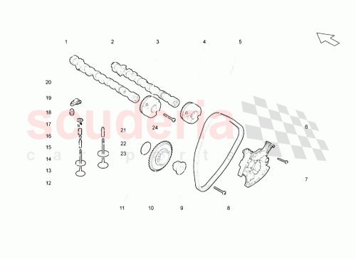 Part Diagram for Lamborghini 06E109229A