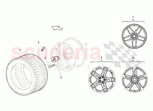 Part Diagram for Lamborghini 410601017K