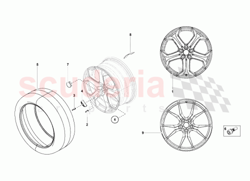 Part Diagram for Lamborghini 470601313B