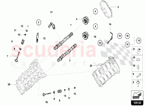 Part Diagram for Lamborghini 07L109104Q