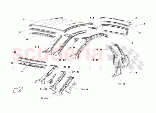 Part Diagram for Lamborghini 417810771