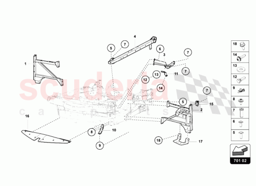 Part Diagram for Lamborghini 470805100D