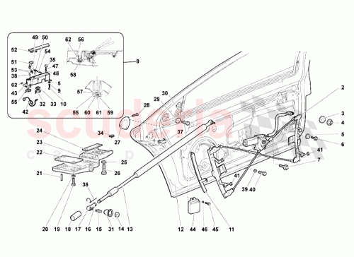 Part Diagram for Lamborghini 410837163