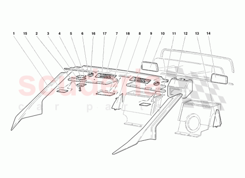 Part Diagram for Lamborghini 009999083