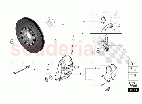Part Diagram for Lamborghini 470615105S