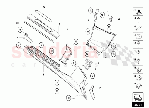Part Diagram for Lamborghini 470853990C