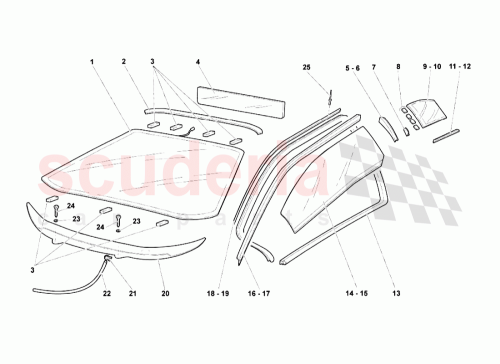 Part Diagram for Lamborghini 418845300