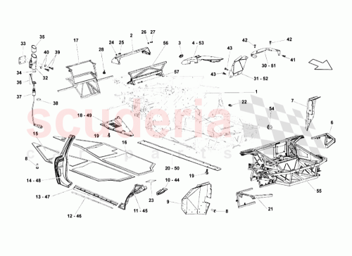 Part Diagram for Lamborghini 418809154