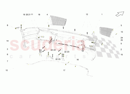 Part Diagram for Lamborghini 400807429A