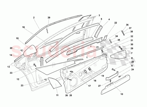 Part Diagram for Lamborghini 0072013683