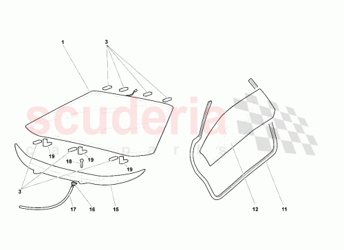 Part Diagram for Lamborghini 410845235