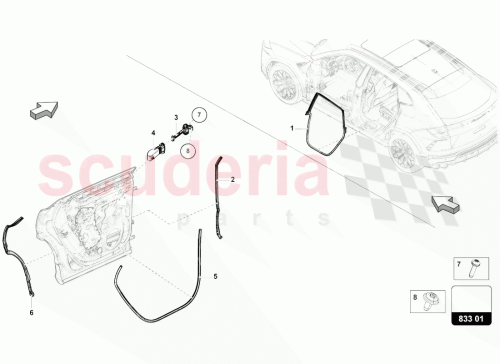 Part Diagram for Lamborghini 4ML833707