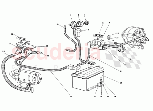 Part Diagram for Lamborghini 005937655