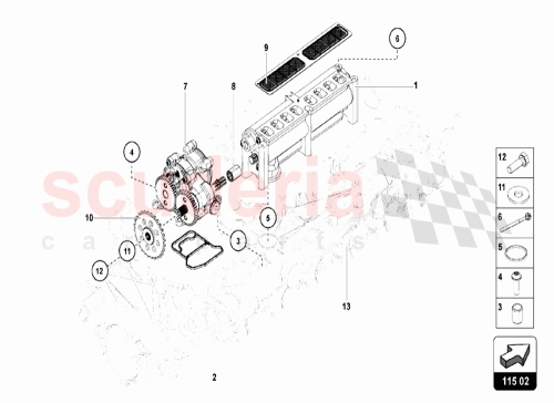 Part Diagram for Lamborghini N91033301