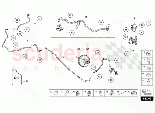 Part Diagram for Lamborghini 4S0612105G