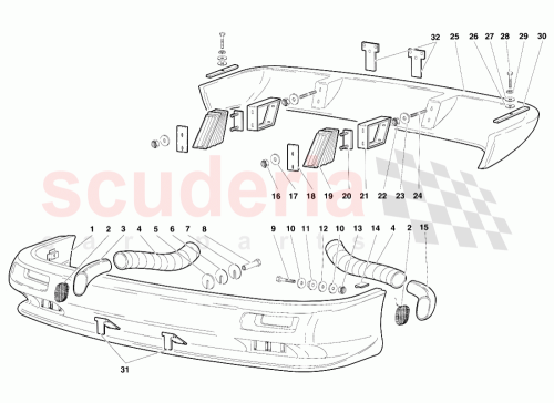 Part Diagram for Lamborghini 008410816