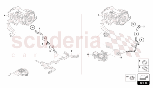 Part Diagram for Lamborghini 47B121199A
