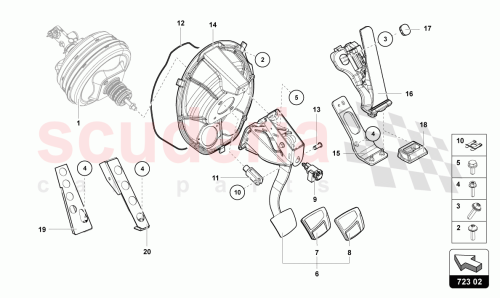 Part Diagram for Lamborghini 472864418D