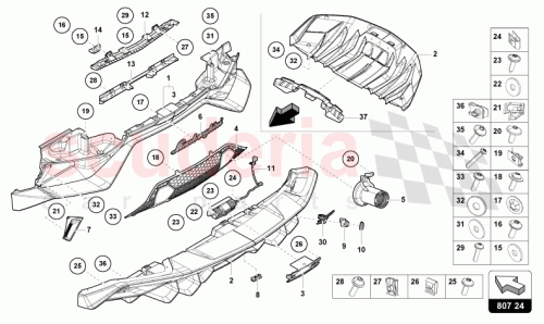 Part Diagram for Lamborghini 470807568C