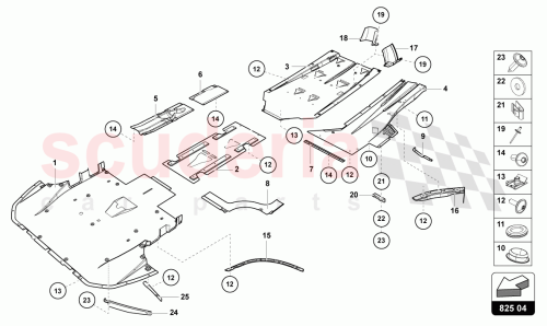 Part Diagram for Lamborghini 470803962B