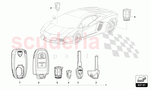 Part Diagram for Lamborghini 471898374HTKE