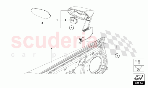Part Diagram for Lamborghini 472857507B