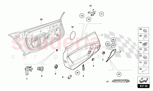 Part Diagram for Lamborghini 471867105MXZ0