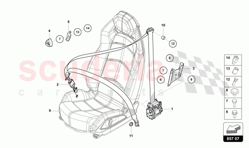 Part Diagram for Lamborghini 471857706D10K