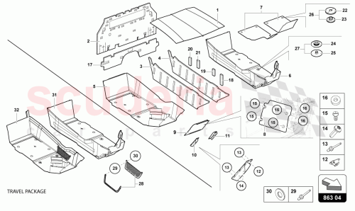 Part Diagram for Lamborghini 472863368LXZ0