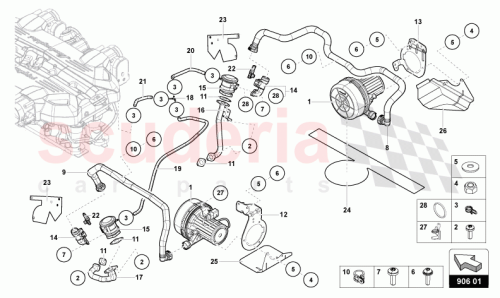 Part Diagram for Lamborghini WHT001825A
