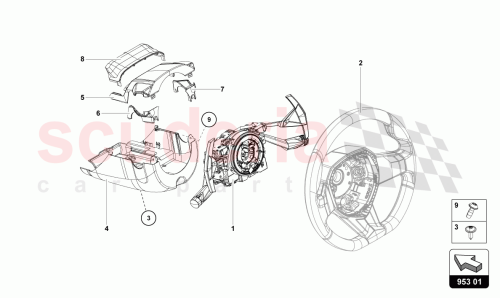 Part Diagram for Lamborghini 470953515AXZ0