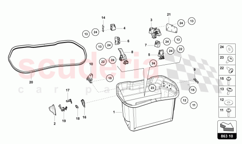 Part Diagram for Lamborghini 475863362S