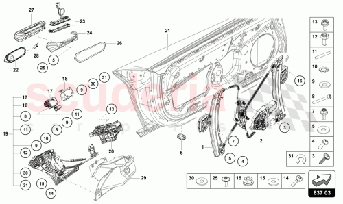 Part Diagram for Lamborghini 470837397E