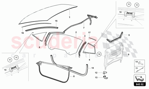 Part Diagram for Lamborghini 475831732B