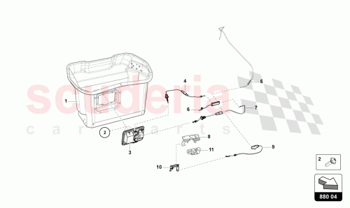Part Diagram for Lamborghini 420880729