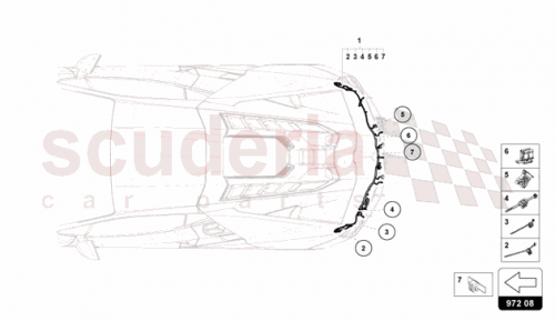 Part Diagram for Lamborghini 47B971104A