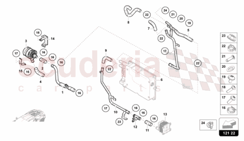 Part Diagram for Lamborghini 47B121295A